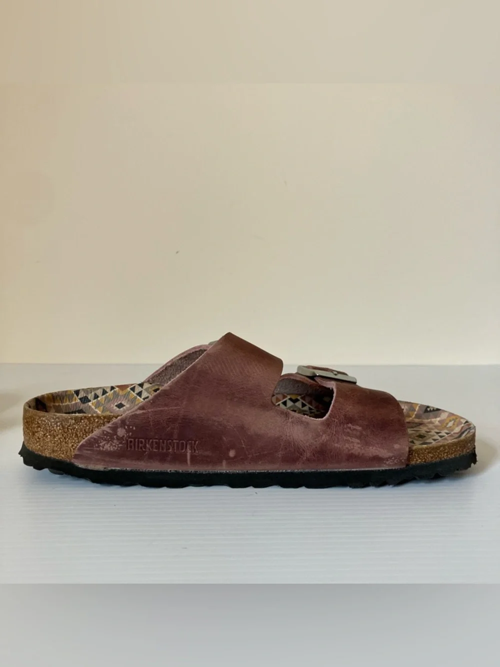 Birkenstock Arizona Oiled Leather Lavender Blush Sandals size 11 - Picture 8 of 10